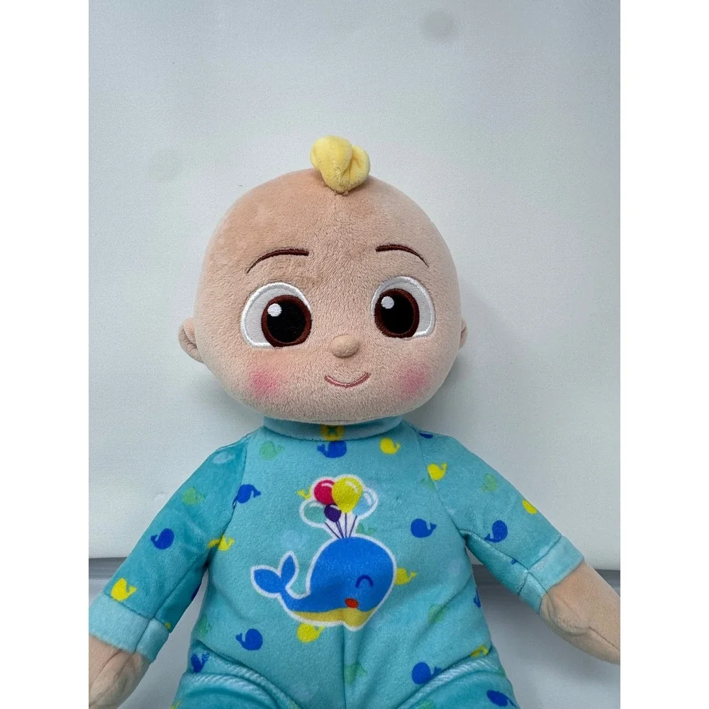 CoComelon Musical Glow Time JJ Plush Singing Doll Blue Pajamas‎ Baby Toy 10in